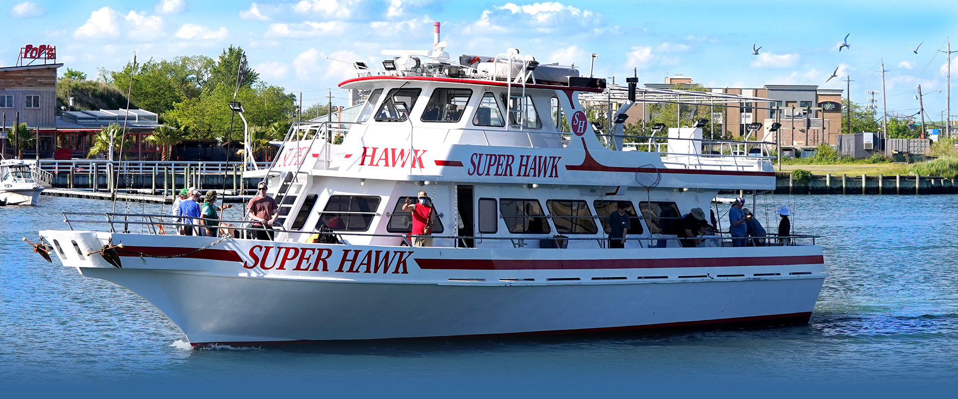 Super Hawk Fishing Charter fishing boat Point Lookout